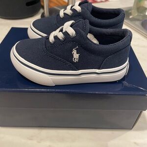Polo by Ralph Lauren Navy Blue Kids Sneakers